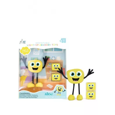 Glo Pals Posta� do k�pieli Alex - zestaw z dwiema kostkami sensorycznymi �wiec�cymi w wodzie