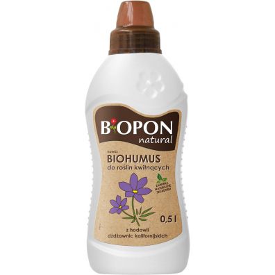 Biopon Natural - nawz typu Biohumus do rolin kwitncych pyn 500 ml