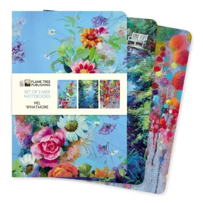 Flame Tree Zestaw 3 notatnik�w MIDI Nel Whatmore