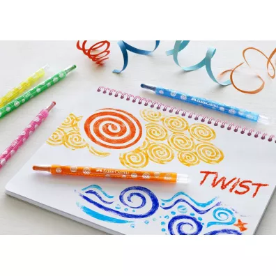 Faber-Castell Kredki woskowe wykr�cane 12 szt.