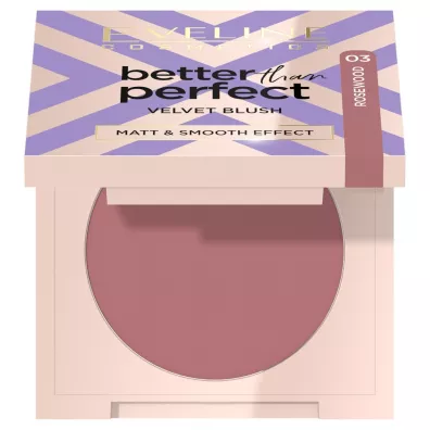 Eveline Cosmetics Better Than Perfect Velvet Blush r� prasowany 03 2.3 g