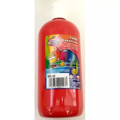 Otocki Farba plakatowa czerwona 500 ml
