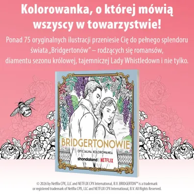 Bridgertonowie. Oficjalna kolorowanka