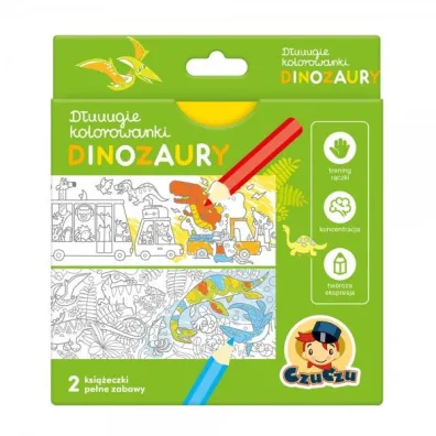 CzuCzu D�uuugie kolorowanki Dinozaury 4+