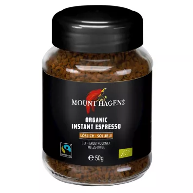 Mount Hagen Kawa rozpuszczalna liofilizowana arabica/robusta espresso 50 g Bio
