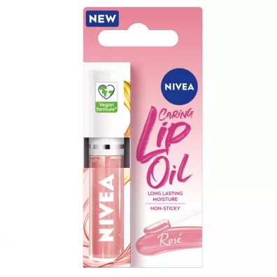 Nivea Piel�gnuj�cy olejek do ust Rose 5.5 ml