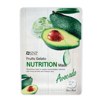 Snp Fruits Gelato Nutrition Mask odywcza maska w pachcie z ekstraktem z awokado 25 ml