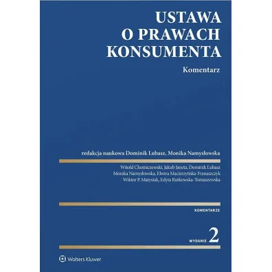 Ustawa o prawach konsumenta. Komentarz