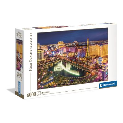 Puzzle 6000 el. High Quality Collection. Las Vegas Clementoni
