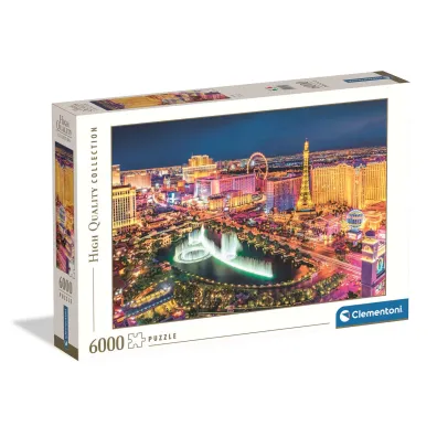 Puzzle 6000 el. High Quality Collection. Las Vegas Clementoni
