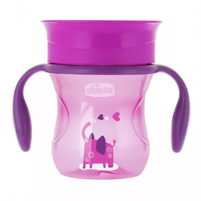 Chicco Perfect Cup 360 Kubek do nauki samodzielnego picia 12 m+ Girl 200 ml