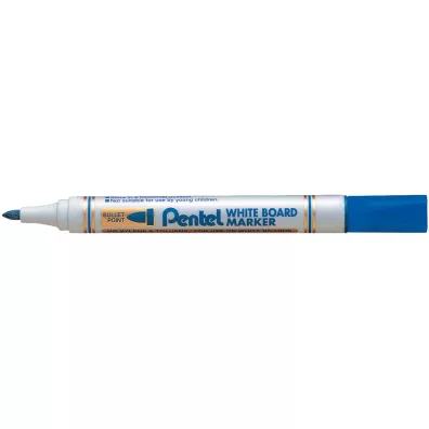 Pentel Marker sucho�cieralny ekonomiczny MW85 niebieski niebieski 12 szt.