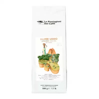 Le Piantagioni Del Caffe Kawa ziarnista Ethiopia Dambi Uddo 500 g