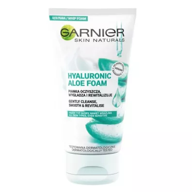 Garnier Hyaluronic Aloe Foam oczyszczajca pianka do kadego typu skry 150 ml