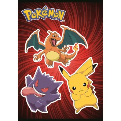 St. Majewski Zeszyt A5 laminowany Pokemon kratka, 70g 16 kartek
