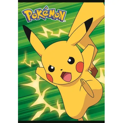 St. Majewski Zeszyt A5 laminowany Pokemon kratka, 70g 16 kartek