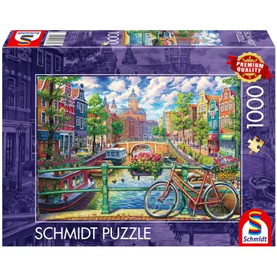 Puzzle PQ 1000 el. Kana� Amsterdamski Schmidt