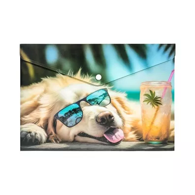 Centrum Koperta A4 PP na nap� z nadrukiem Chillout Dog