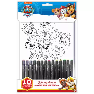 Psi Patrol Malowanie po numerkach Paw patrol PW19900