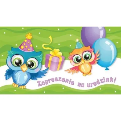 Astro Atelier Zaproszenie Urodziny dzieci�ce 10 szt.