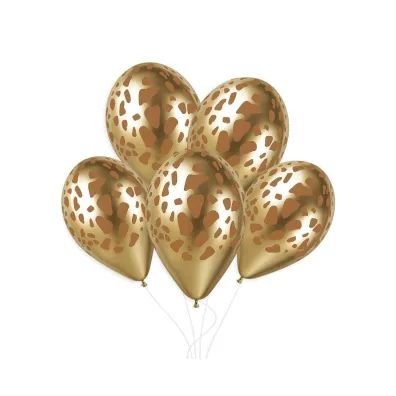 Balony �yrafa shiny z�ote 33cm