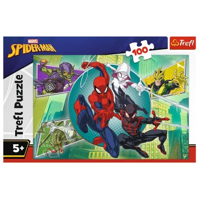 Puzzle 100 el. Spiderman Paj�czna Trefl