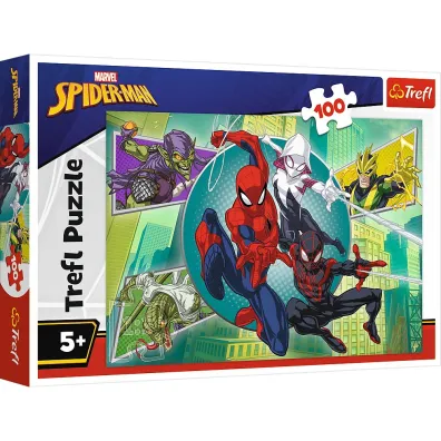 Puzzle 100 el. Spiderman Paj�czna Trefl