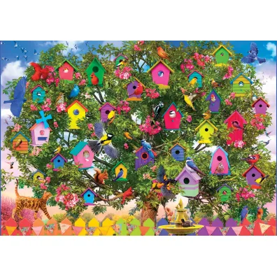 Puzzle 1000 Bird House Hotel by Olena 6000-6011 Eurographics