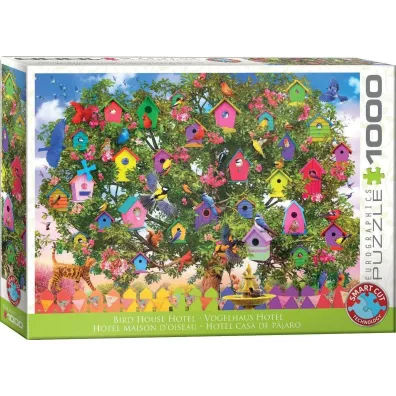 Puzzle 1000 Bird House Hotel by Olena 6000-6011 Eurographics