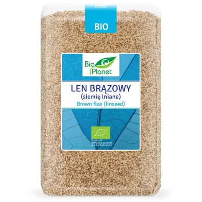 Bio Planet Len br�zowy-siemi� lniane (uszkodzone opakowanie) 2 kg Bio