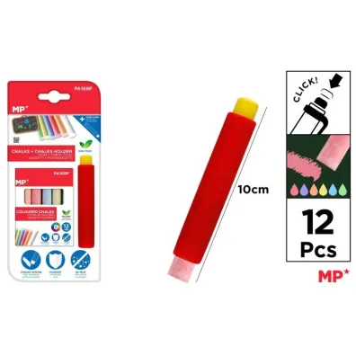 Mp Main Paper Kreda kolorowa z uchwytem 12 kolor�w