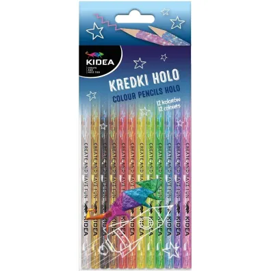 Derform Kredki Holo 12 szt.