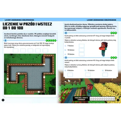 Minecraft. Matematyka. Megazadania 8+