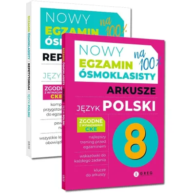Pakiet Nowy Egzamin �smoklasisty. J�zyk polski: Repetytorium oraz Arkusze