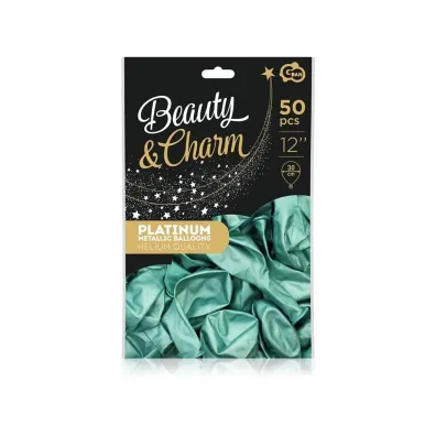 Balony Beauty&Charm platynowe 30cm