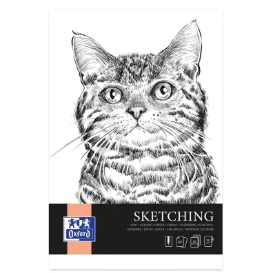 Oxford Blok szkicowy A5 Artistic 90g klejony 50 kartek