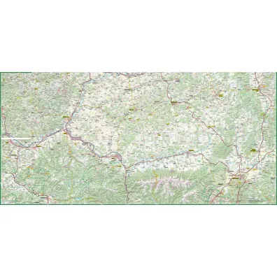 Transylvania adventure map 1:250 000 laminat 2024