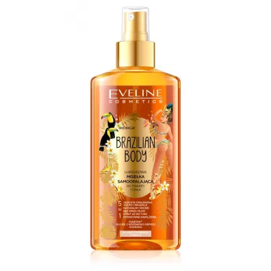 Eveline Cosmetics Brazilian Body luksusowa mgie�ka samoopalaj�ca do twarzy i cia�a 5w1 150 ml