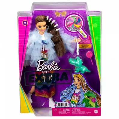 Barbie Extra Lalka ta narzutka/Jasnobrzowe wosy GYJ78 Mattel