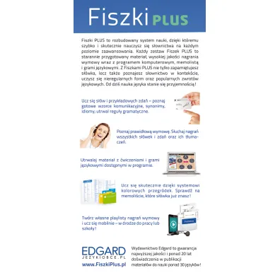 Fiszki plus. Angielski. Czasowniki i czasy. Poziom A2-B2