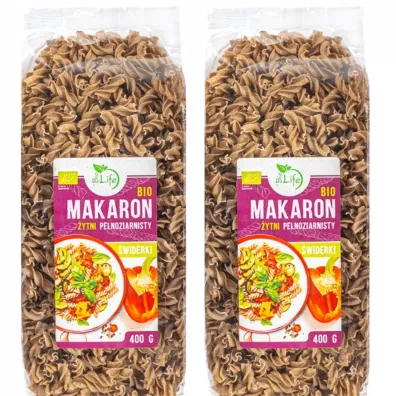 BioLife Makaron ytni penoziarnisty widerki Zestaw 2 x 400 g Bio