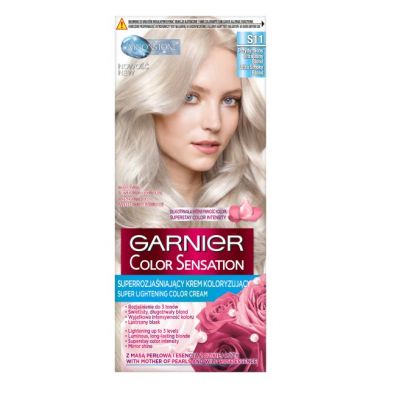 Garnier Color Sensation Cream Super Lightening superrozjaśniający krem koloryzujący S11 Przydymiony Ultrajasny Blond