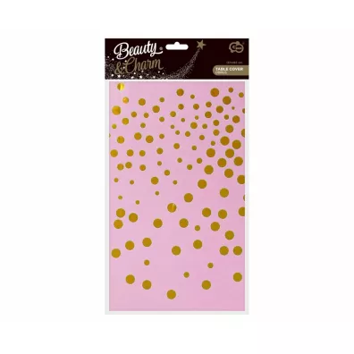 Godan Obrus foliowy B&C z�ote groszki 137x183 cm