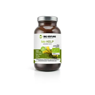 Big Nature Kelp - suplement diety 100 tab. Bio