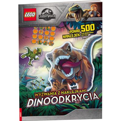 LEGO Jurassic World. Wyzwania z naklejkami. Dinooodkrycia