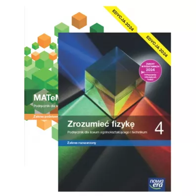 Pakiet podrcznikw: MATeMAtyka, Zrozumie fizyk. Zakres rozszerzony. Liceum i technikum. Klasa 4. Edycja 2024 - Agnieszka Seweryn-Byczuk, Joanna Czarnowska, Jolanta Wesoowska, Krzysztof Byczuk, Lech Chako, Marcin Braun, Wojciech Babiaski, Elbieta Wjtowicz
