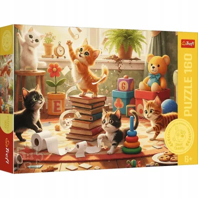 Puzzle 160 Kocie psoty TREFL