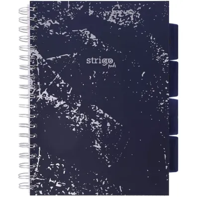 Strigo Ko�ozeszyt Pads B5 Marmur granatowy kratka 100 kartek