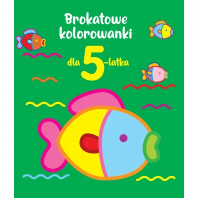Brokatowe kolorowanki dla 5-latka
