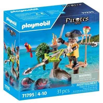 Playmobil Pirates Pirat z balist� 71795